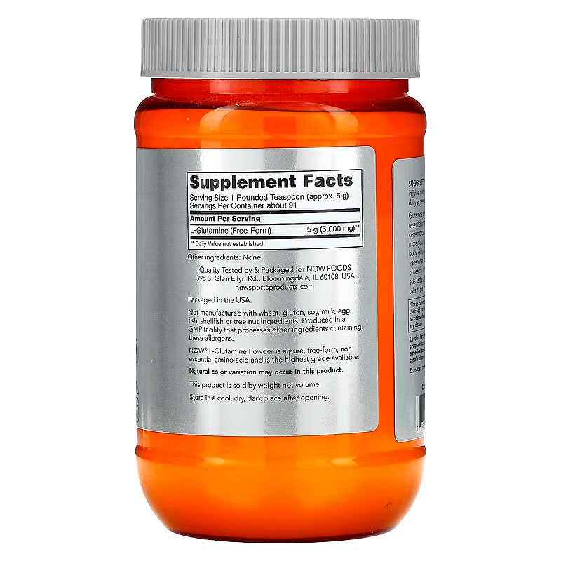 L-Glutamine Powder NOW Foods 454 грама