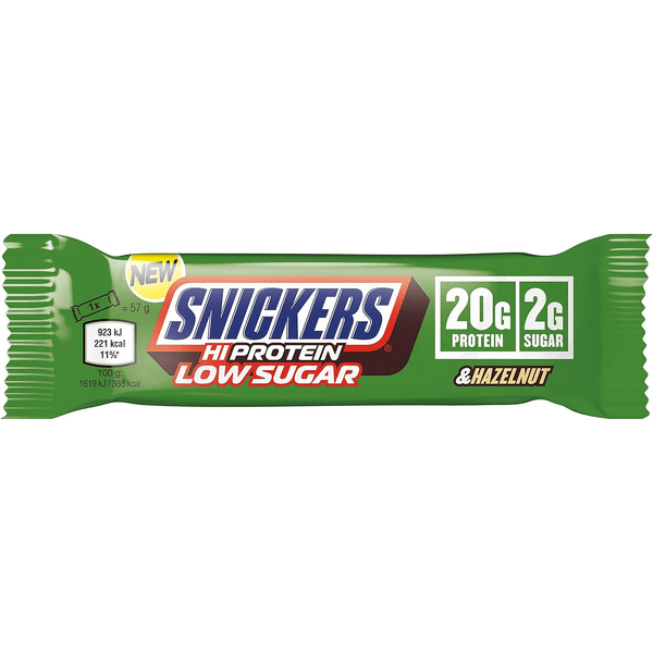 SNICKERS Hi Protein Bars Hazelnut Low Sugar 1 x 57 грама