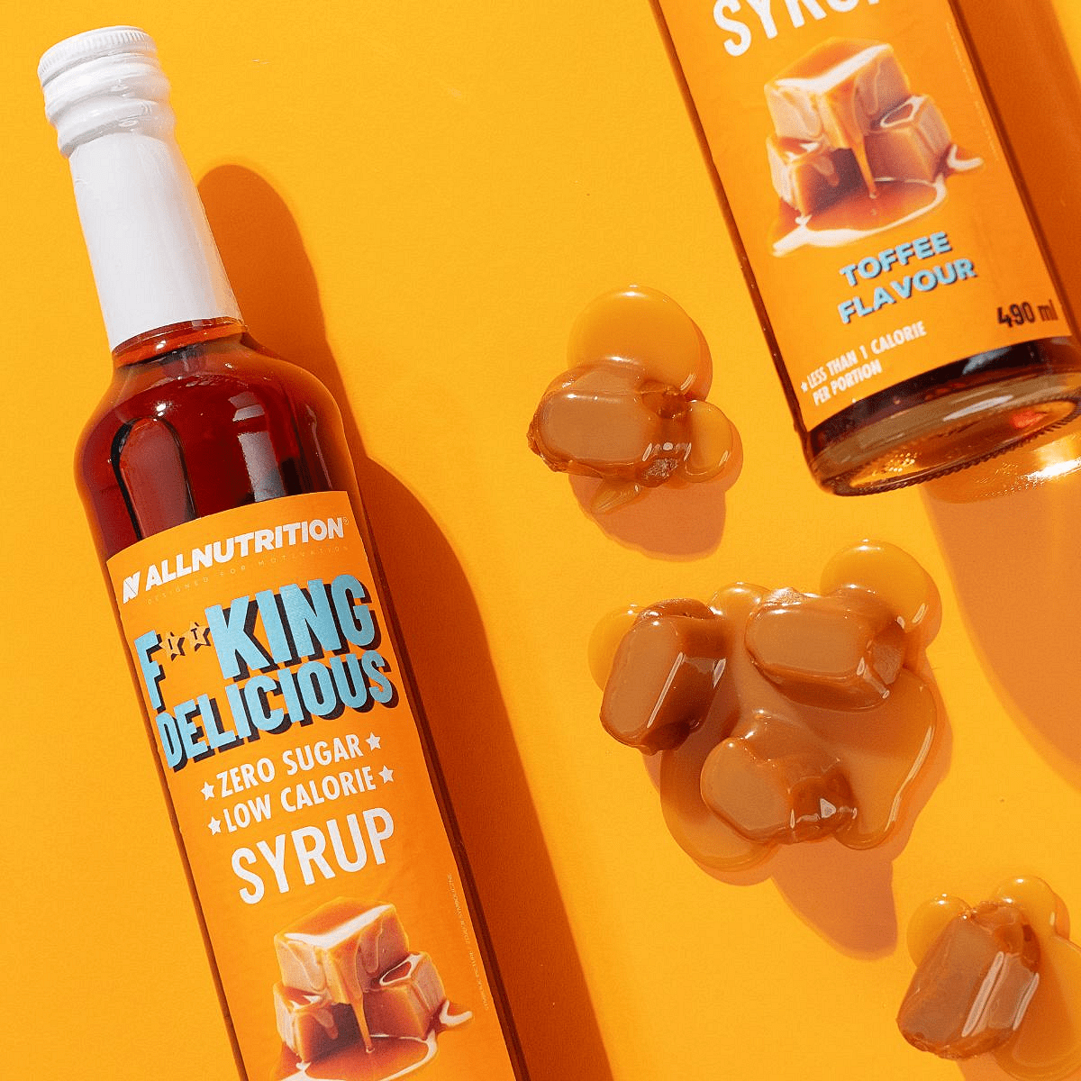 Нискокалоричен Сироп Тофи FitKing Delicious Syrup Zero Toffee 490ml