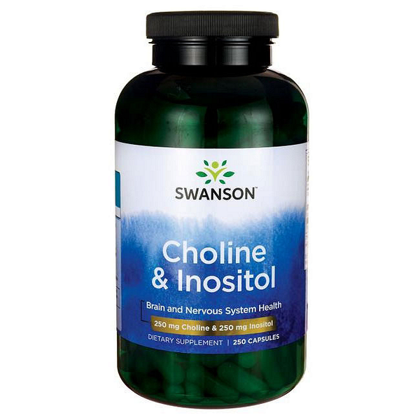 Холин и Инозитол Choline & Inositol Swanson 250 капсули