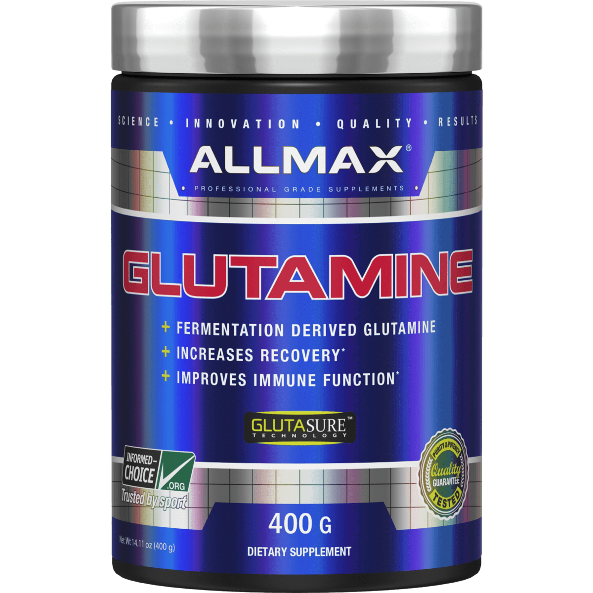 L - Glutamine AllMax Nutrition 400 грама