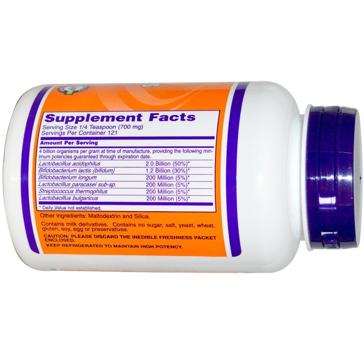 Acidophilus 4X6 Powder NOW Foods 85 грама