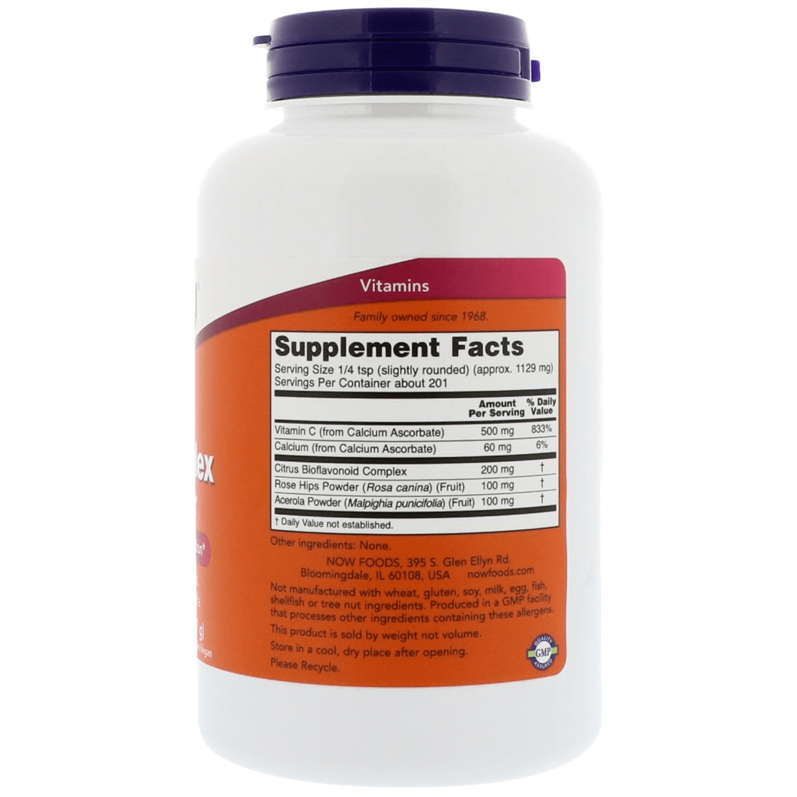 C-Complex Powder NOW Foods 227 грама