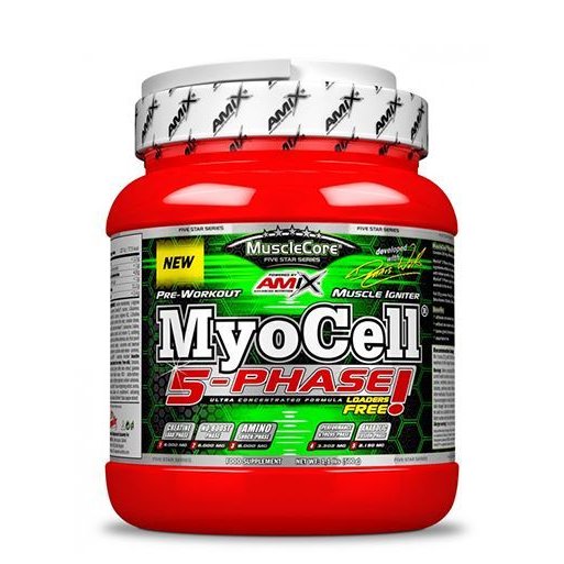 Предтренировъчен Бустер Myocell 5-Phase 500 грама 20 дози